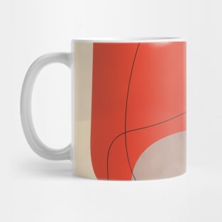 Abstract Shapes Art, Mid century, Modern Art Mug